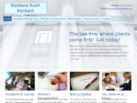 BARBARA RUSH RENKERT website screenshot