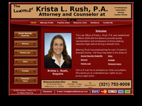 KRISTA RUSH website screenshot