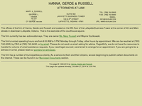MARY RUSSELL website screenshot