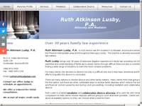 RUTH LUSBY website screenshot