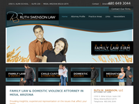 RUTH SWENSON website screenshot