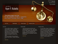 RYAN RICKETTS website screenshot