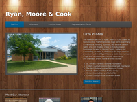 JAMES MOORE website screenshot