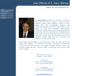 S GARY WERLEY website screenshot