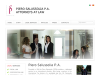 PIERO SALUSSOLIA website screenshot