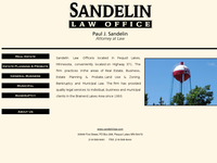 PAUL SANDELIN website screenshot