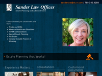 NANCY SANDER website screenshot