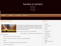 J SANDERS website screenshot