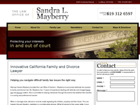 SANDRA MAYBERRY website screenshot