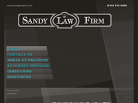 MATTHEW SANDY website screenshot