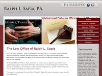 RALPH SAPIA website screenshot