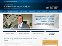 B SHANNON SAUNDERS website screenshot