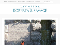ROBERTA SAVAGE website screenshot