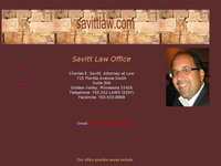 CHARLES SAVITT website screenshot