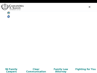 CASSANDRA SAVOY website screenshot