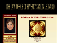 BEVERLY SAXON LEONARD website screenshot
