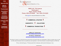 ARNOLD SCHATZMAN website screenshot