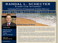 RANDAL SCHECTER website screenshot