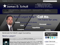 JAMES SCHULL website screenshot
