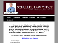 JAMES SCHULLER website screenshot