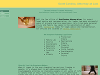 SCOTT CANDOO website screenshot