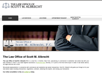 SCOTT ALBRECHT website screenshot