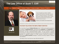 SCOTT CLIFF website screenshot