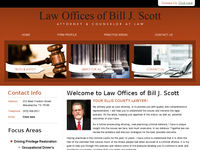 BILL SCOTT website screenshot