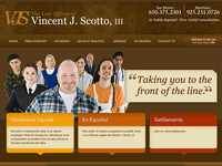 VINCENT SCOTTO III website screenshot