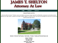 JAMES SHELTON website screenshot
