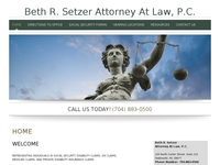 BETH SETZER website screenshot