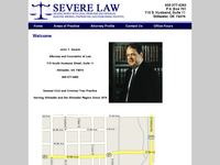 JOHN SEVERE website screenshot