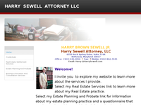 HARRY SEWELL website screenshot