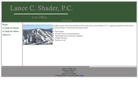 LANCE SHADER website screenshot