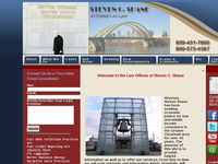 STEVEN SHANE website screenshot