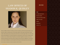 SHANON QUINLEY website screenshot