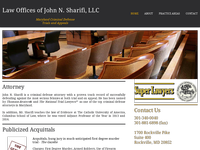 JOHN SHARIFI website screenshot