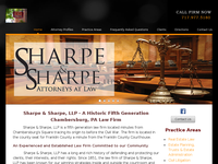 JOHN SHARPE JR website screenshot