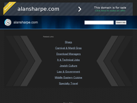 ALAN SHARPE website screenshot