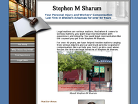 STEPHEN SHARUM website screenshot