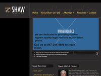 MARK SHAW website screenshot