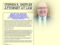 STEPHEN SHEFFLER website screenshot