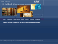 SHELDON WARREN website screenshot
