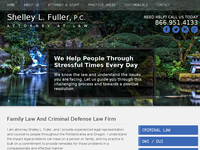 SHELLEY FULLER website screenshot