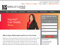 SHELLY LEEKE website screenshot