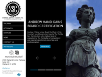 ANDREW HAND website screenshot