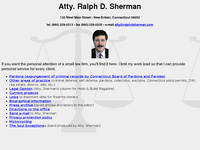 RALPH SHERMAN website screenshot