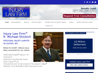 R MICHAEL SHICKICH website screenshot