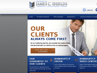 JAMES SHIELDS website screenshot