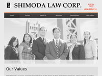 GALEN SHIMODA website screenshot